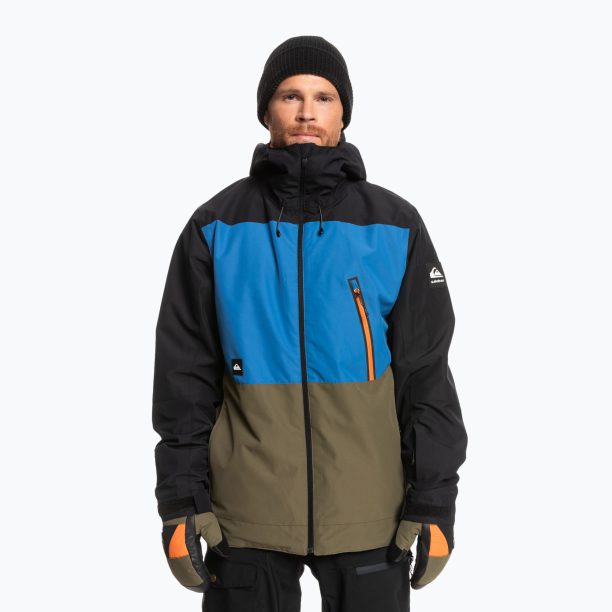 Quiksilver Sycamore мъжко яке за сноуборд черно-синьо EQYTJ03335