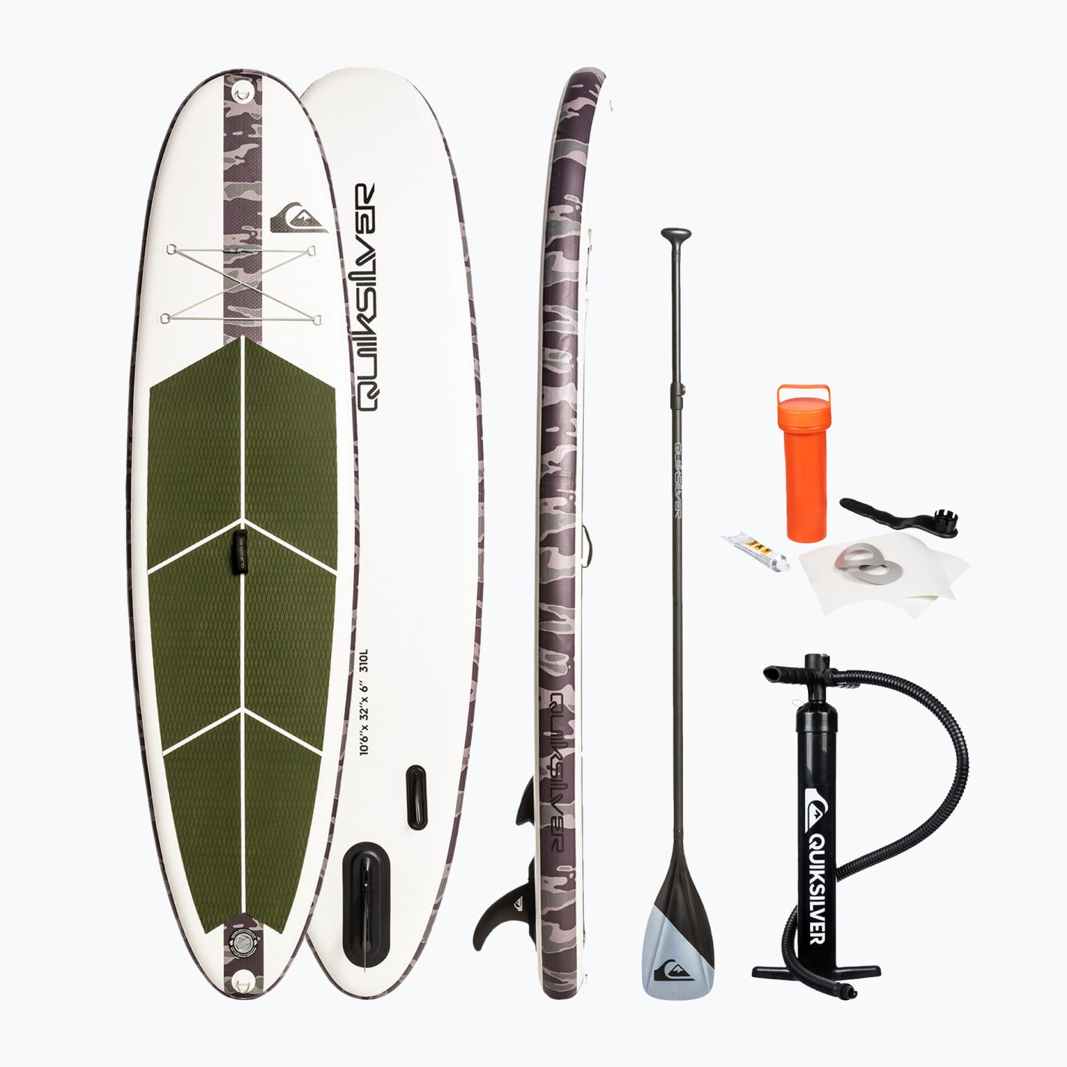 Quiksilver iSUP Thor 10'6" зелена SUP дъска EGLIS22T10-GZH0