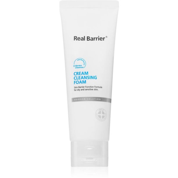 Real Barrier Barrier Solution Cleansing почистваща пяна-крем за чувствителна и суха кожа 120 мл.