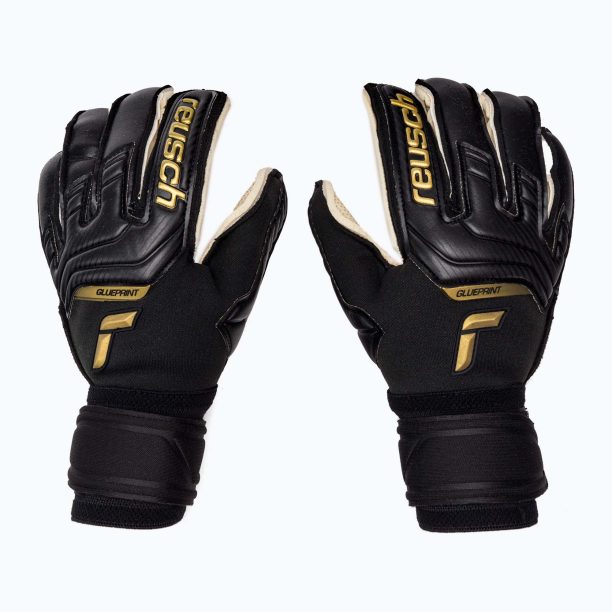 Reusch Attrakt Gold X GluePrint вратарски ръкавици черни 5270975