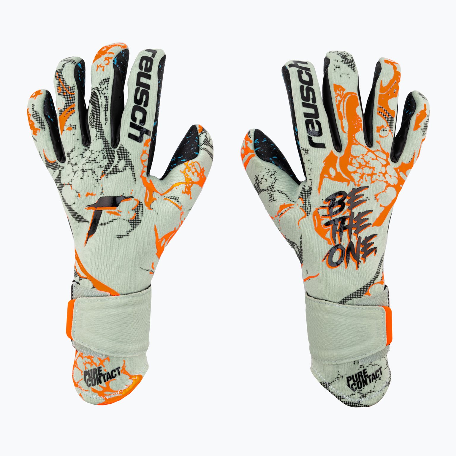 Reusch Pure Contact Fusion зелени вратарски ръкавици 5370900-5444