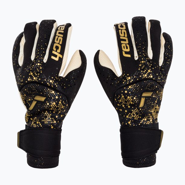 Reusch Pure Contact Gold X GluePrint вратарски ръкавици черни 5270075