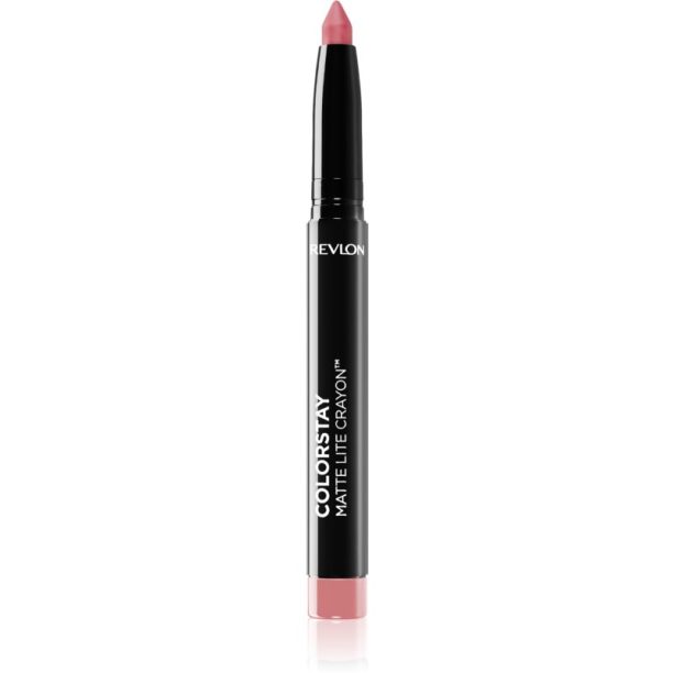 Revlon Cosmetics ColorStay™ Matte Lite Crayon матиращо червило с молив цвят 001 Tread Lightly 1