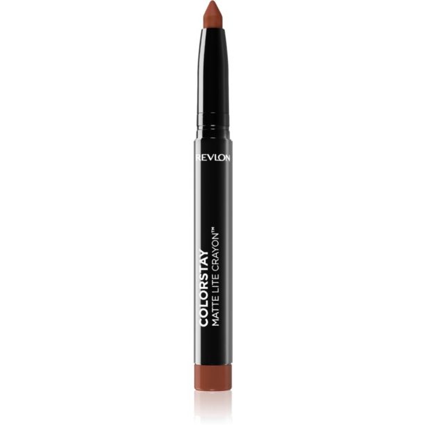 Revlon Cosmetics ColorStay™ Matte Lite Crayon матиращо червило с молив цвят 003 Souffle All Day 1