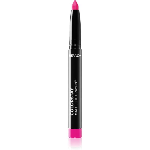 Revlon Cosmetics ColorStay™ Matte Lite Crayon матиращо червило с молив цвят 006 Lift Off 1