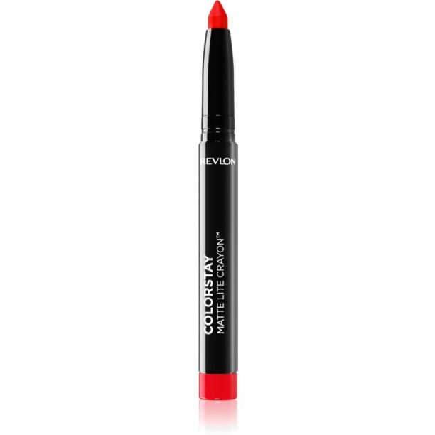 Revlon Cosmetics ColorStay™ Matte Lite Crayon матиращо червило с молив цвят 009 Ruffled Feathers 1