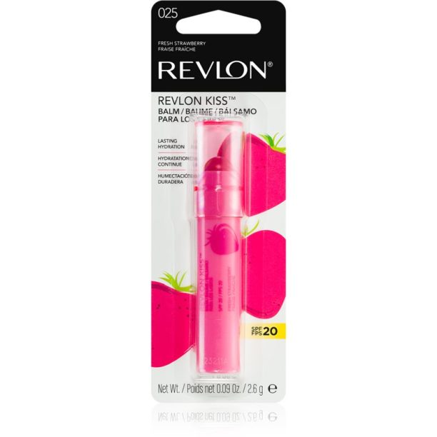 Revlon Cosmetics Kiss™ Balm хидратиращ балсам за устни SPF 20 аромати 025 Fresh Strawberry 2