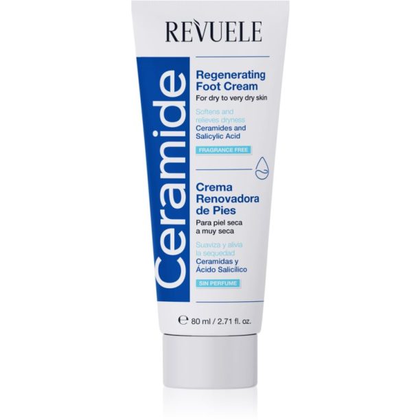 Revuele Ceramide Regenerating Foot Cream регенериращ крем за ходила с хидратиращ ефект 80 мл.