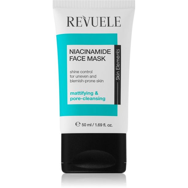 Revuele Niacinamide Face Mask почистваща маска за редуциране на кожния себум и минимизиране на порите 50 мл.