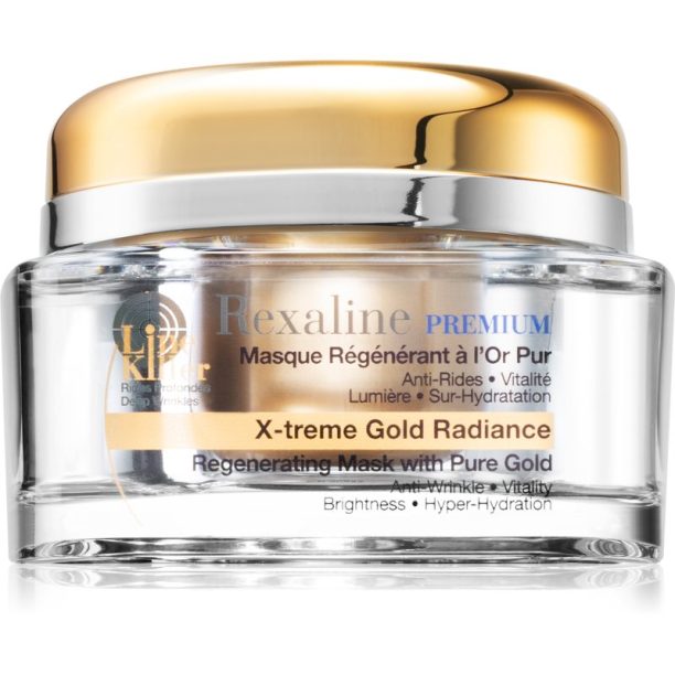 Rexaline Premium Line-Killer X-Treme Gold Radiance дълбоко регенерираща маска с 24 каратово злато 50 мл. на ниска цена