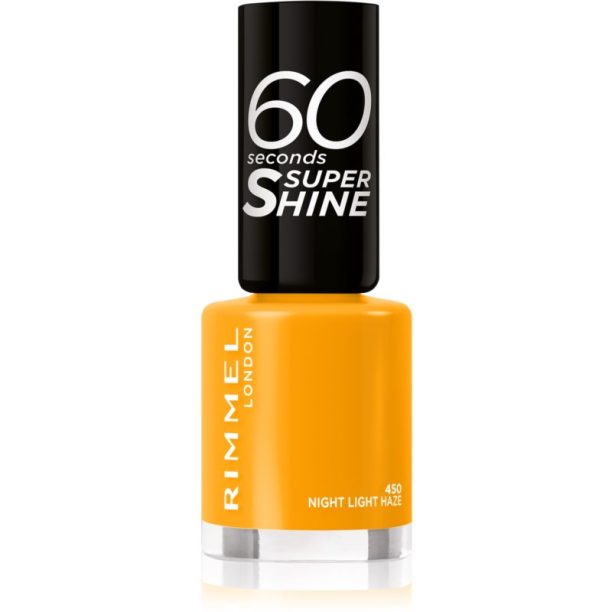 Rimmel 60 Seconds Super Shine лак за нокти цвят 450 Night Light Haze 8 мл.