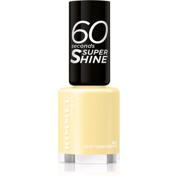 Rimmel 60 Seconds Super Shine лак за нокти цвят 454 Daisy Chain Dreams 8 мл.