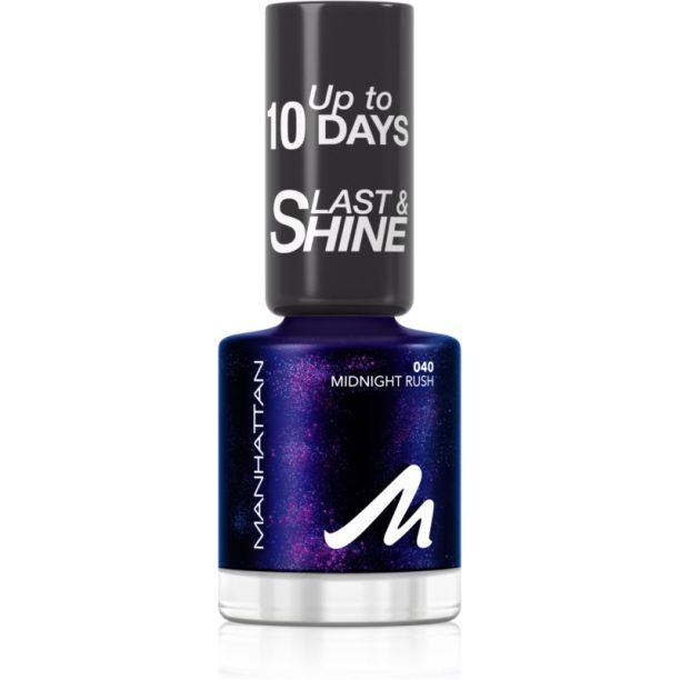 Rimmel 60 Seconds Super Shine лак за нокти цвят 563 Midnight Rush 8 мл.