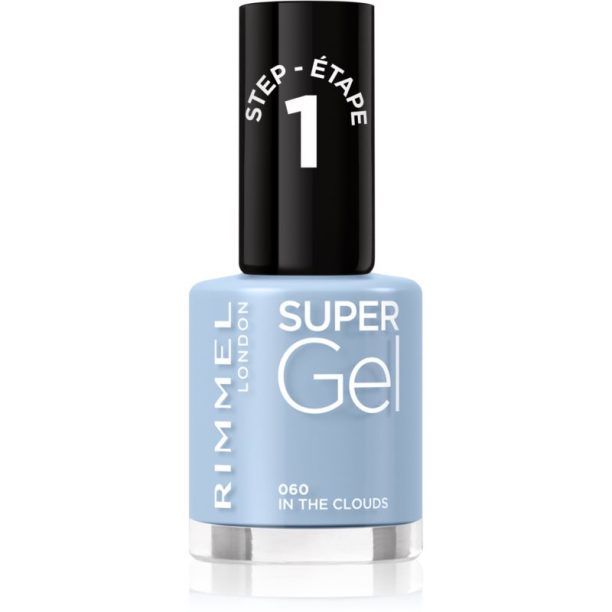 Rimmel Super Gel гел лак за нокти без използване на UV/LED лампа цвят 060 In The Clouds 12 мл.