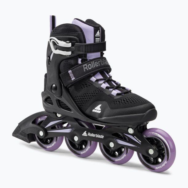 Rollerblade Macroblade 84 дамски ролкови кънки черни и лилави 07370900