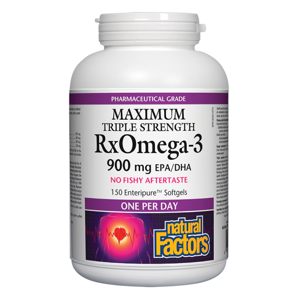 RxOmega-3 Maximum Triple Strength / Рибено масло