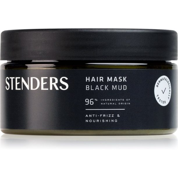 STENDERS Black Mud & Charcoal маска за коса с активен въглен 200 мл.