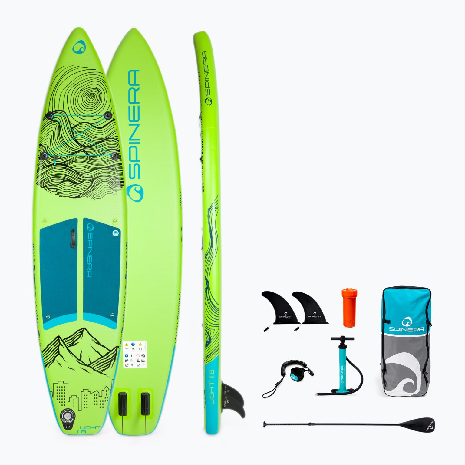 SUP SPINERA Light 11'8 green 22225