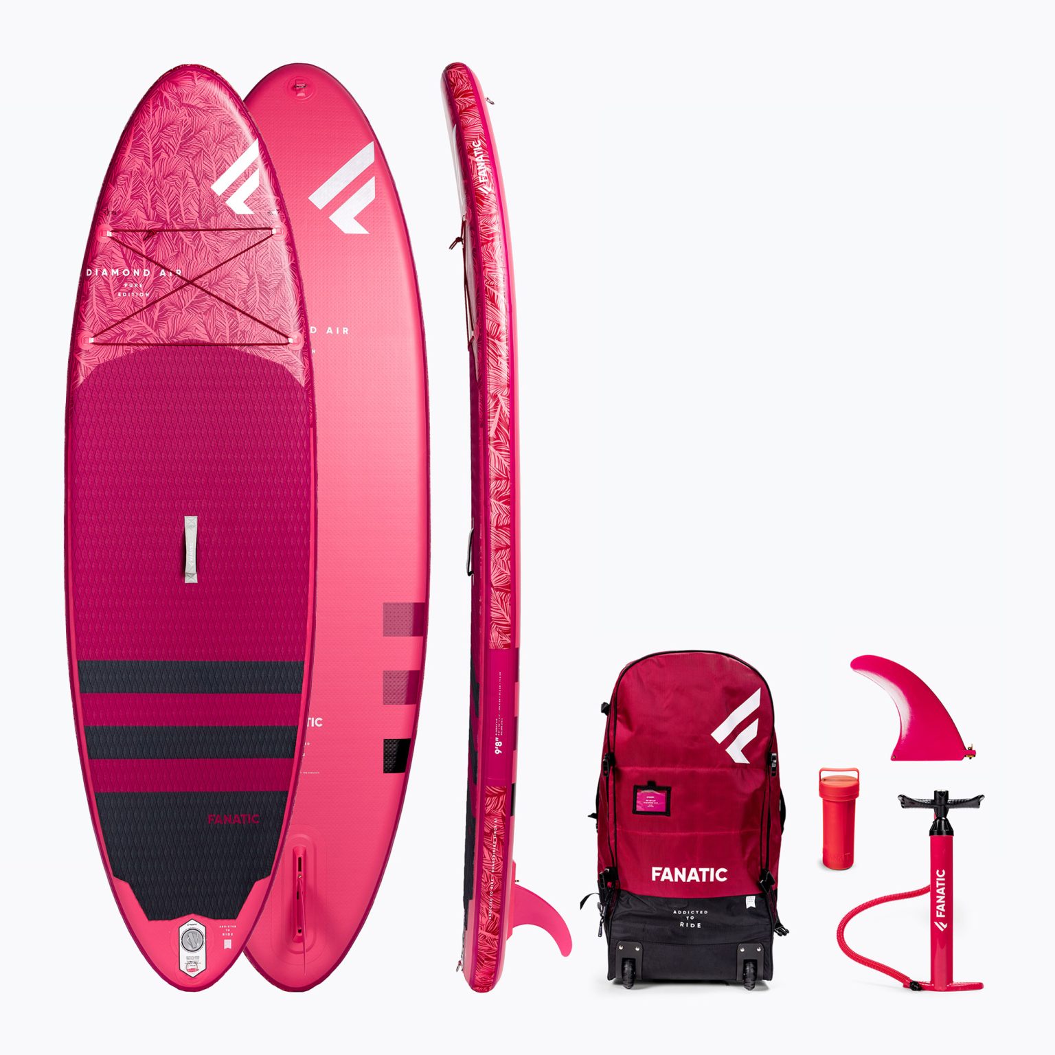 SUP дъска Fanatic Diamond Air 9'8 червена 13200-1133