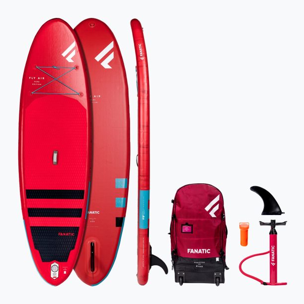 SUP дъска Fanatic Stubby Fly Air 9'8 червена 13200-1131