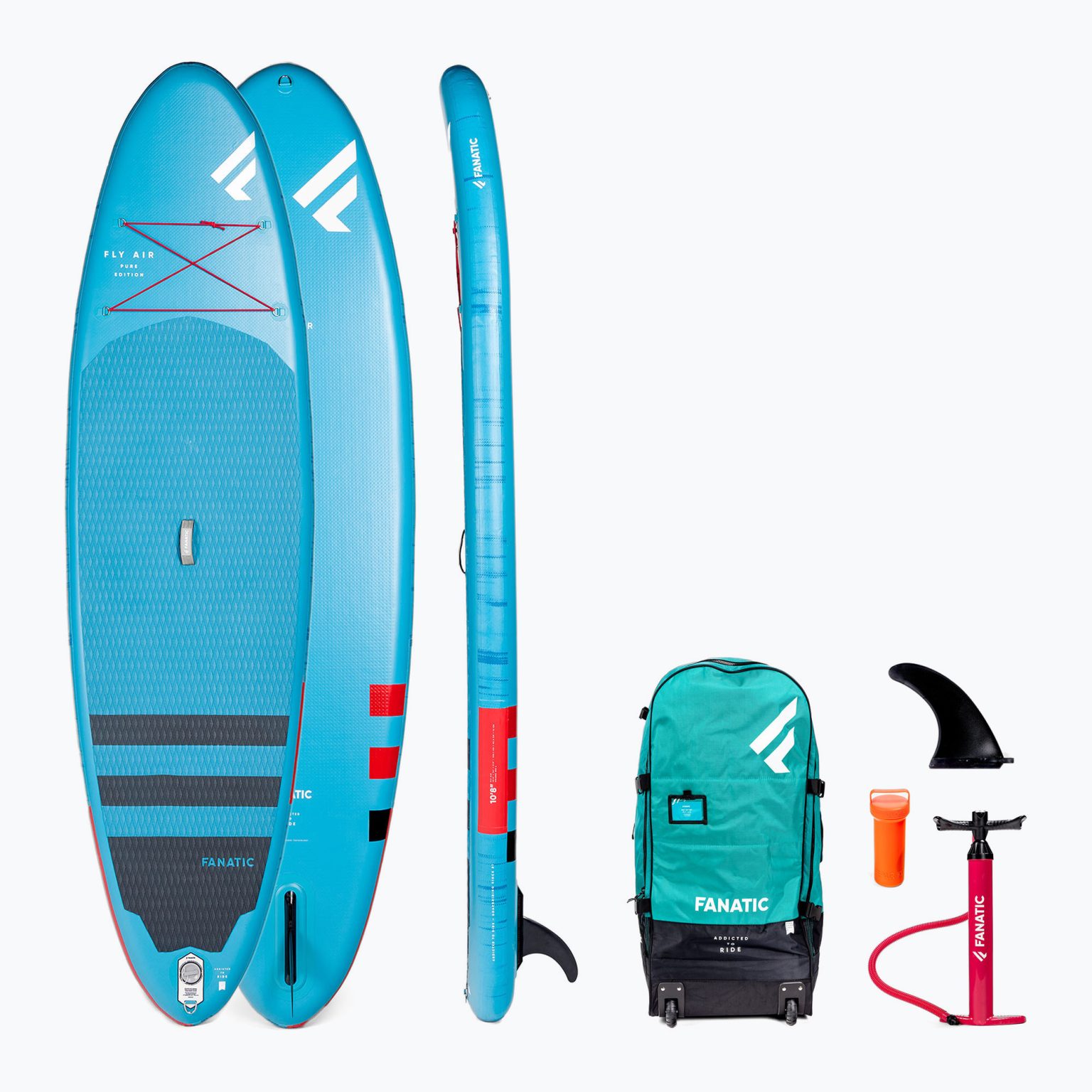 SUP дъска Fanatic Stubby Fly Air blue 13200-1131