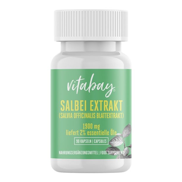 Salbei Extrakt - Екстракт от градински чай 1900 mg (екстракт от листа Salvia officinalis