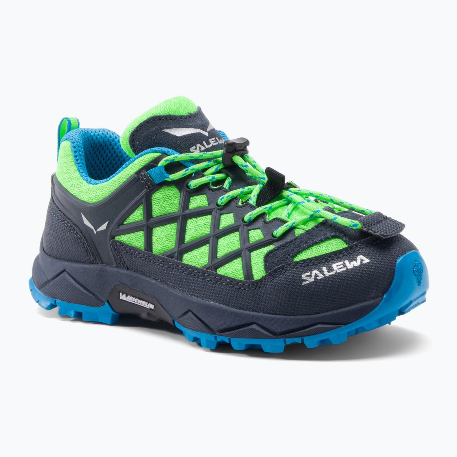 Salewa Wildfire детски ботуши за трекинг синьо-зелени 00-0000064007