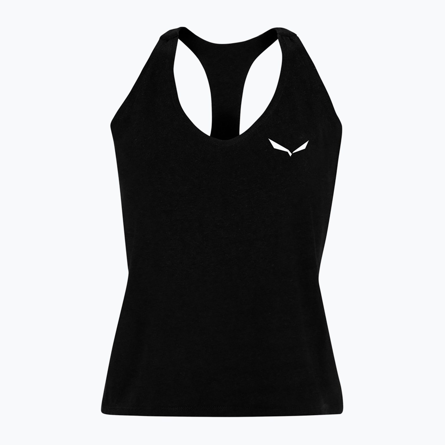 Salewa дамска тениска за катерене Lavaredo Hemp Crop Tank black 00-0000028369