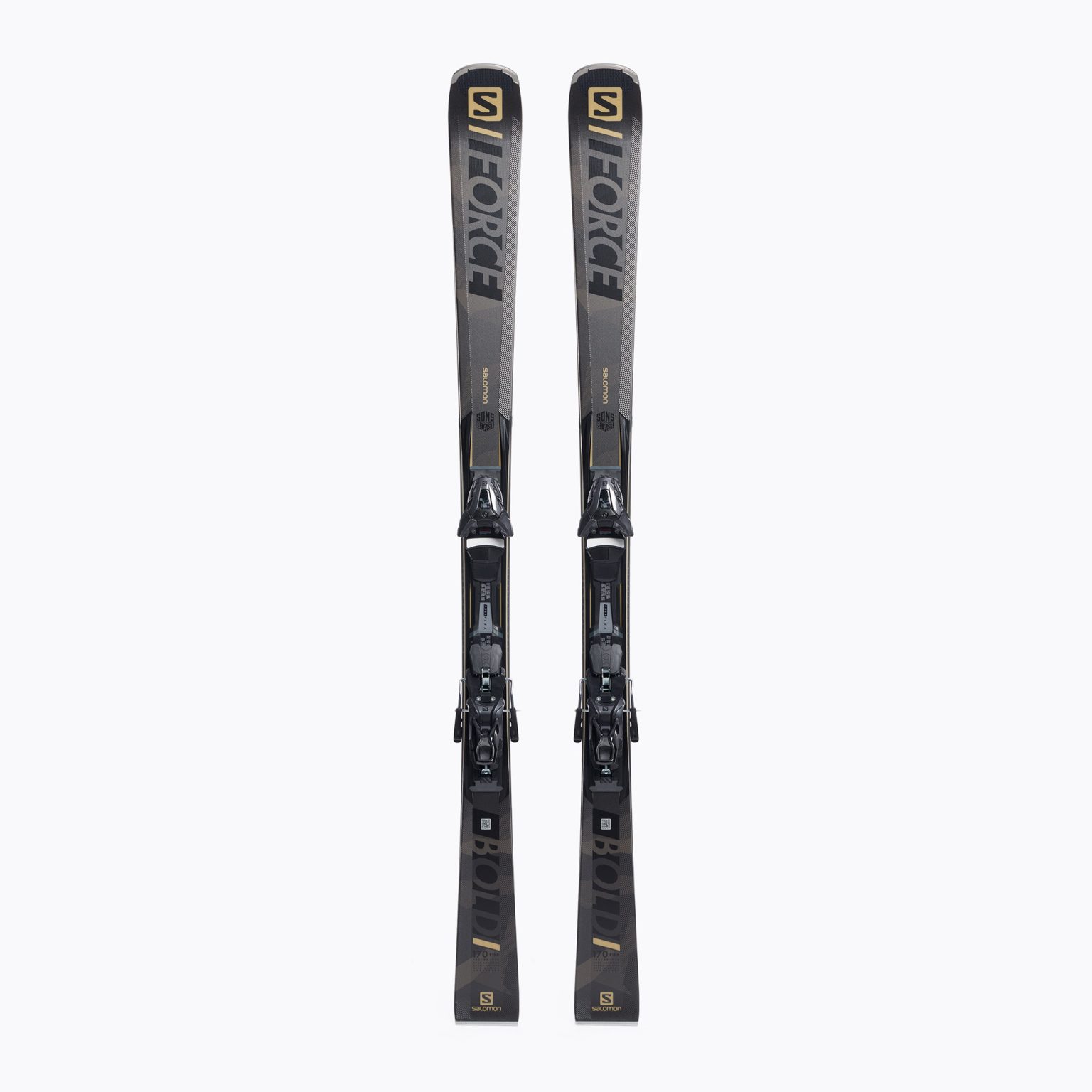 Salomon S Force Ti Bold + Z12 ски за спускане черни L41675400