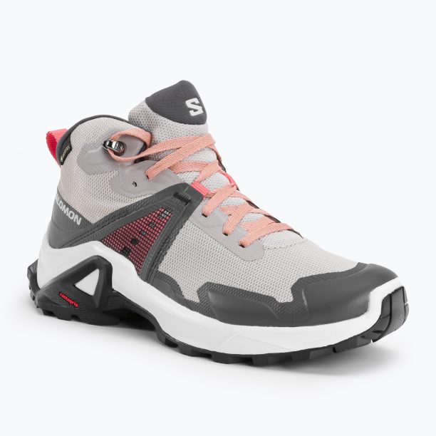 Salomon X Raise Mid GTX сиви детски ботуши за трекинг L47071500