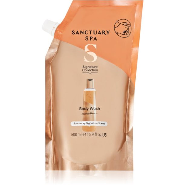 Sanctuary Spa Signature Collection освежаващ душ гел пълнител 500 мл.