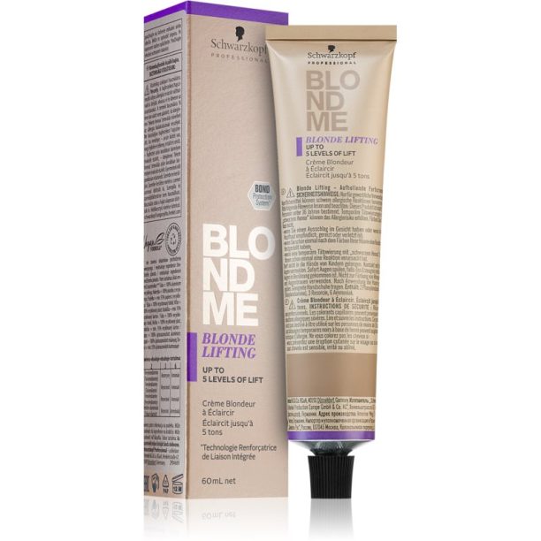 Schwarzkopf Professional Blondme Lifting изсветляваща крем за руса коса цвят Ash 60 мл. на ниска цена