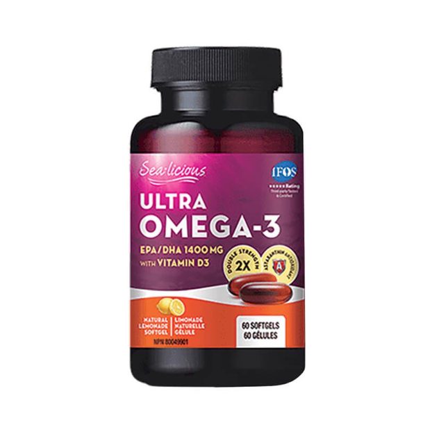 Sea-Licious® Ultra Omega-3 with Vitamin D3 - Омега-3 + витамин D3