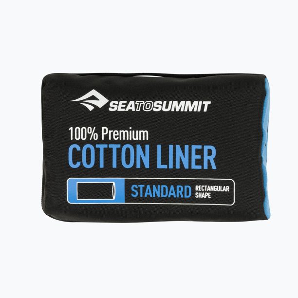 Sea to Summit Premium Cotton Travel Liner Морско синьо ASTDOSNB