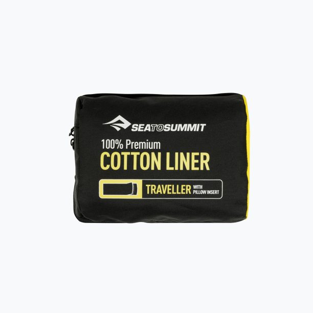 Sea to Summit Premium Cotton Traveller спален чувал с подплата син AYHAOSNB