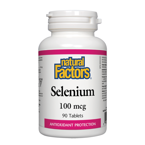 Selenium/ Селен 100 mcg x 90 таблетки Natural Factors на ниска цена