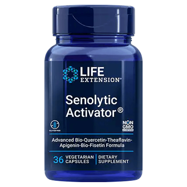 Senolytic Activator/ Кверцетин с Теафлавини и Апигенин х 36 капсули Life Extension на ниска цена