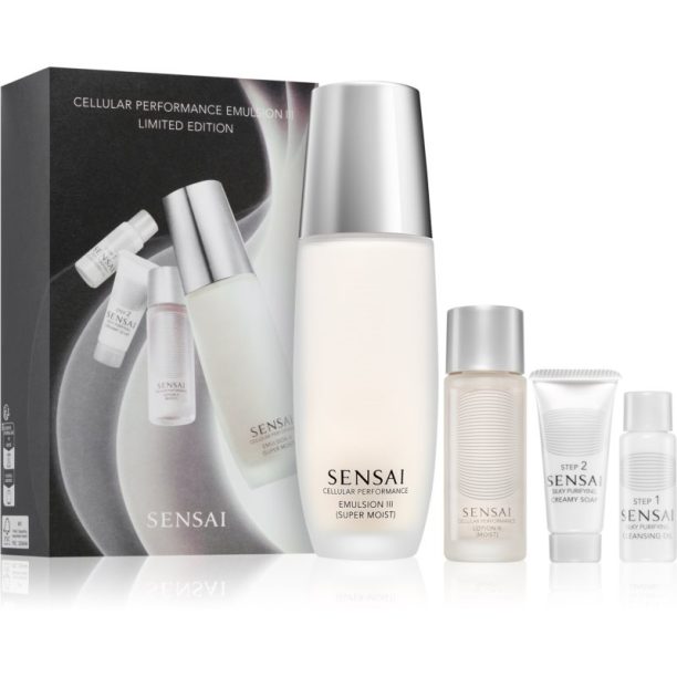 Sensai Cellular Performance Emulsion III Set подаръчен комплект (за нормална и суха кожа)