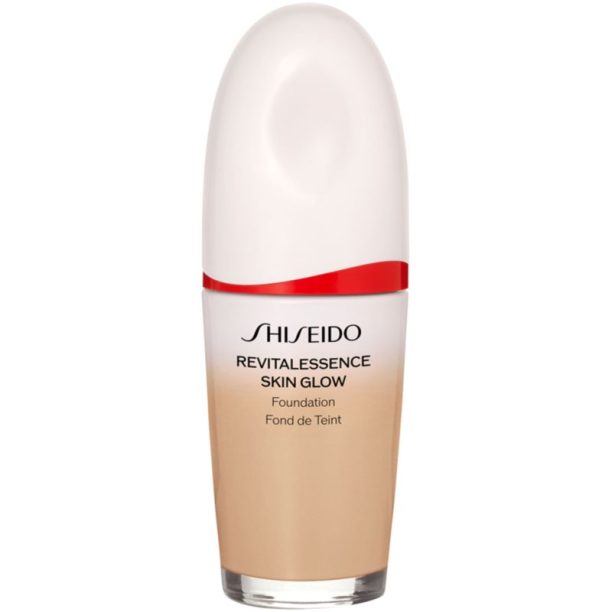 Shiseido Revitalessence Skin Glow Foundation лек фон дьо тен с озаряващ ефект SPF 30 цвят Cashmere 30 мл. на ниска цена