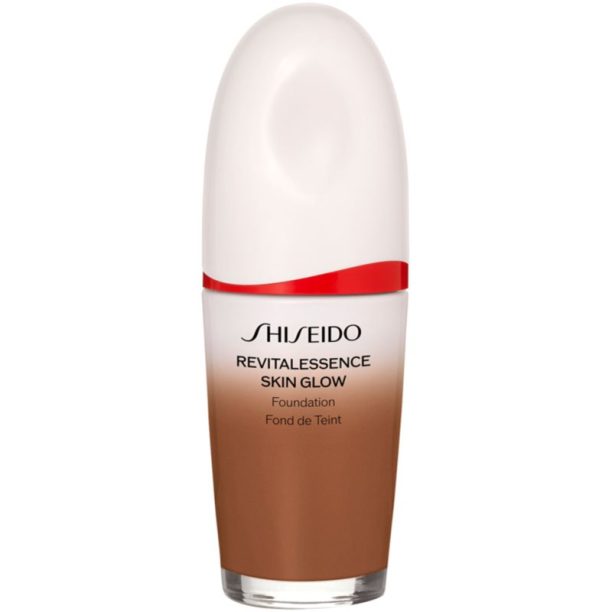 Shiseido Revitalessence Skin Glow Foundation лек фон дьо тен с озаряващ ефект SPF 30 цвят Copper 30 мл. на ниска цена