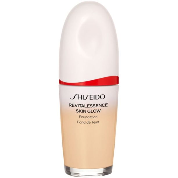 Shiseido Revitalessence Skin Glow Foundation лек фон дьо тен с озаряващ ефект SPF 30 цвят Porcelain 30 мл. на ниска цена