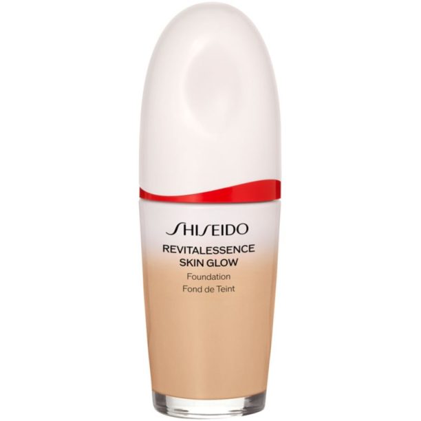 Shiseido Revitalessence Skin Glow Foundation лек фон дьо тен с озаряващ ефект SPF 30 цвят Silk 30 мл. на ниска цена