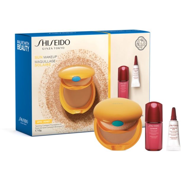 Shiseido Sun Care Sun Make-Up Bronze подаръчен комплект (против слънчеви лъчи ) на ниска цена