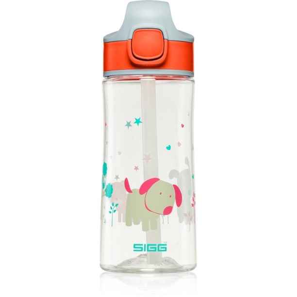 Sigg Miracle детско шише със сламка Puppy Friend 450 мл.