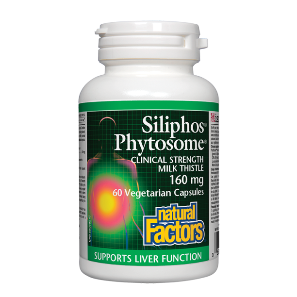 Siliphos® Phytosome®/ Силифос® Бял трън 160 mg x 60 капсули Natural Factors на ниска цена