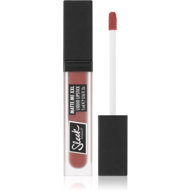 Sleek Matte Me XXL дълготрайно матово течно червило цвят Peaches n Cream 5 мл.