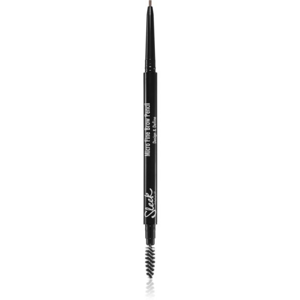 Sleek Micro-Fine Brow Pencil водоустойчив молив за вежди с четка цвят Ash Brown 6