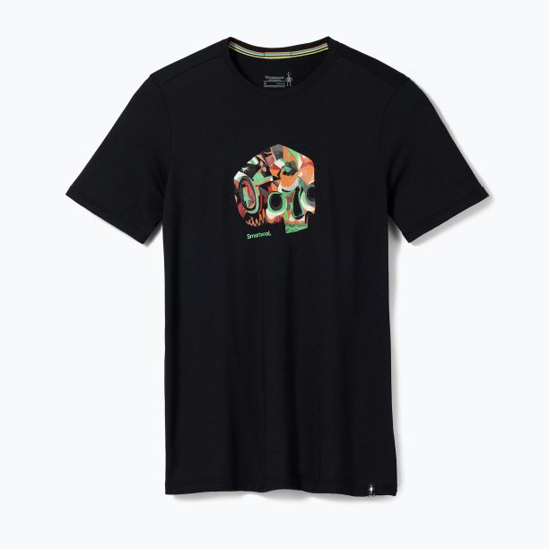 Smartwool Def Lyfe Graphic Tee мъжка тениска за трекинг black 16679