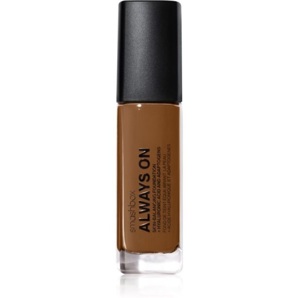 Smashbox Always On Adaptive Foundation дълготраен фон дьо тен цвят D20W - LEVEL-TWO DARK WITH A WARM UNDERTONE 30 мл. на ниска цена