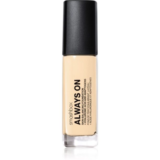 Smashbox Always On Adaptive Foundation дълготраен фон дьо тен цвят F10W - LEVEL-ONE FAIR WITH A WARM UNDERTONE 30 мл. на ниска цена